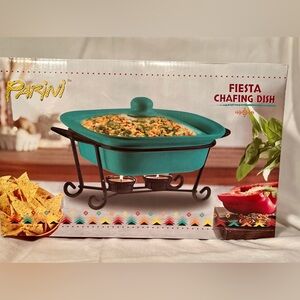 Fiesta Chafing Dish in Teal New in Box